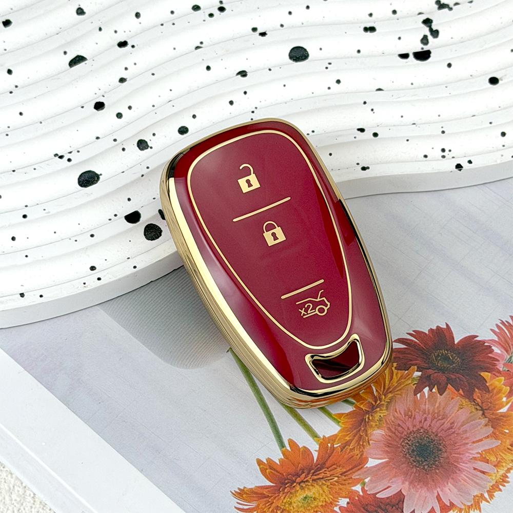 TPU Car Key Fob Cover Case for Chevrolet 2017-2019 Chevy Malibu Camaro Cruze Traverse Sonic Volt Bolt Equinox Spark Blazer Onix