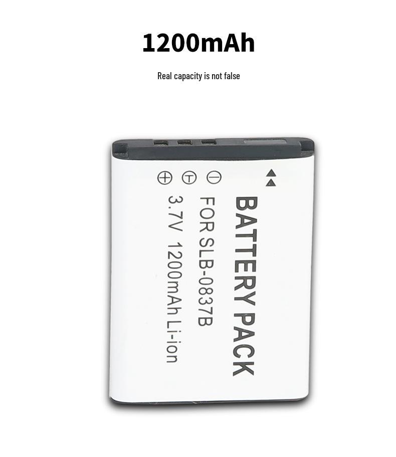 SLB-0837B Camera Battery for Samsung Models: L201, L301, NV8, NV10, NV15, L83T.