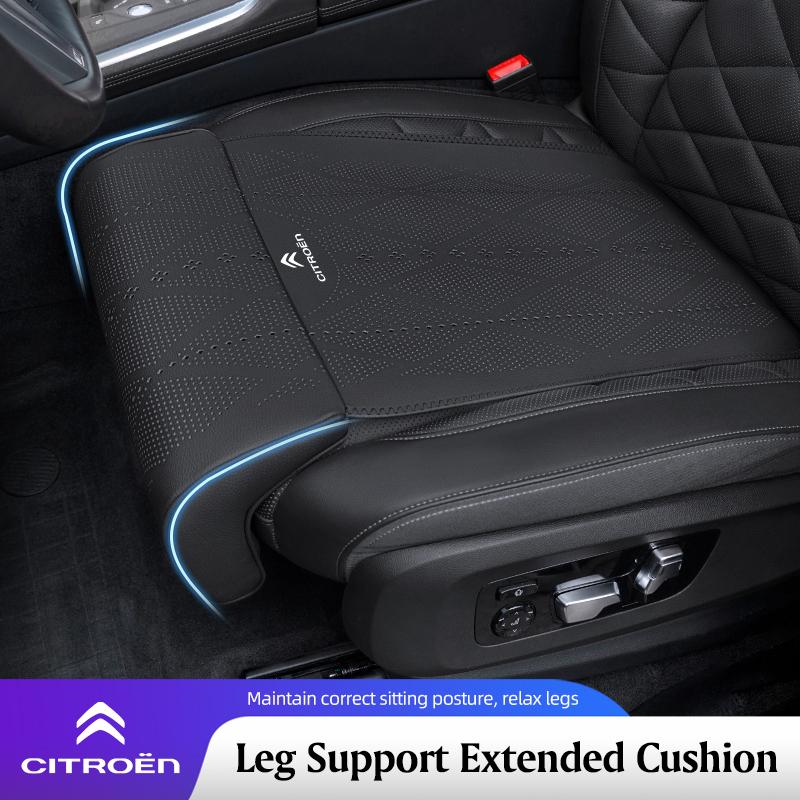 Extended Cushion Car Seat Pad Leg Support Mat For Citroen C3 C5 C5X C4 e-C4 X e-C3 C-Elysee Berlingo C1 C-Crosser C6 C2 AIRCROSS