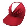 Women Sport Hat with UPF 50+ UV Protection Sweat-Wicking Fabric Open-Top Design Sun Visor Hat
