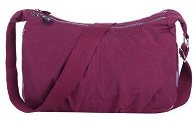 Angel Moon Shoulder Bag, Lightweight, Crossbody, Water-Repellent, Nylon, Casual, Outdoor, Colorful, Vintage, Women's, Office, Business, Travel, Sports