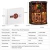3D Wooden Puzzle QmXCyzl DIY Miniature Dollhouse Study Room Model Kit