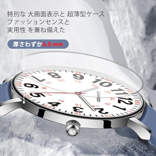 BEN NEVIS Women's Analog Quartz Watch, Stylish, Waterproof, Ultra-Thin, Simple Design, Popular for Casual Fashion, Business, Work, and Commuting, Perf
