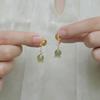 New Fashionable Commuter-style Hetian Jade Earrings for Women, Niche Design with a High-end Feel and Elegant Jade Jewelry, Including Drop Earrings