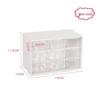 DIY Cream Glue Jewelry Box: Creative Nine-Grid Storage for Living Room or Bedroom
