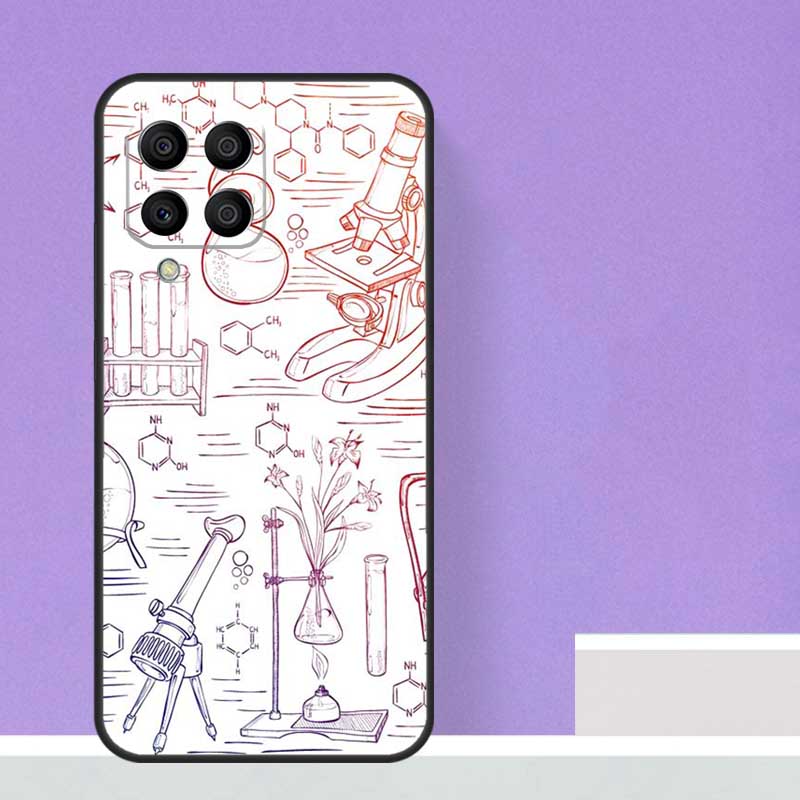 Biology Chemistry Case For Samsung Galaxy M31 M16 M36 M56 M33 M53 M13 M12 M32 M52 M20 M15 M55 M14 M35 M34 M54