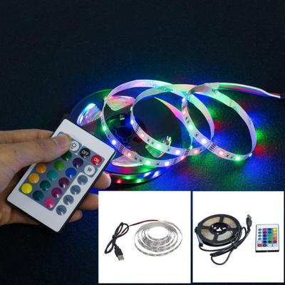 1M LED USB Power Supply Strip 3528 Tape TV Background Lighting DIY Decorative Lamp
