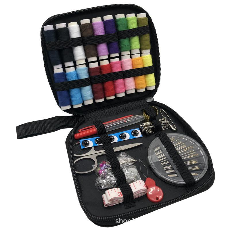 

Портативный швейный набор: Набор из 226 предметов: иголки и нитки с коробкой для хранения