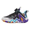 Anta Kids Reverse Scale Fabric Professional Basketball Shoes Comfortable Shock Absorption Low Top Kids sneaker Black Blue 312439955-3