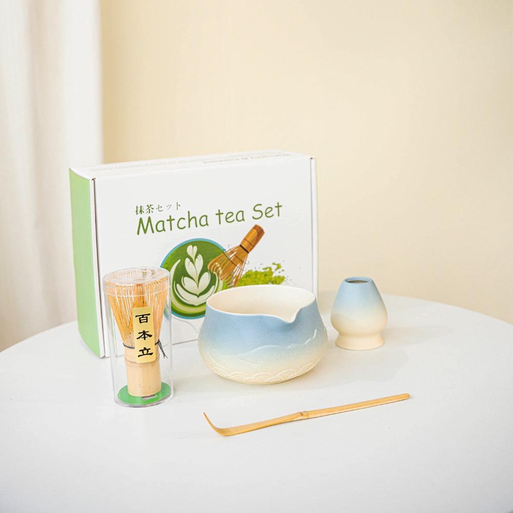 

5/7Pcs New Ceramic Japanese Matcha Set Reusable with Pouring Spout Matcha Whisk Set Matcha Making Kit Matcha Equipment