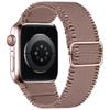 Adjustable Apple Watch Strap with Japanese Buckle - Single Loop Woven Elastic Nylon Compatible with iWatch