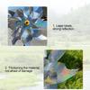 8Pcs Bird Repeller Pinwheel Reflective  Garden Plant Flower Bird Repellent Windmill Garden