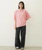 Milkfed Casual PRETZEL WIDE TEE In Pink Women's S/S