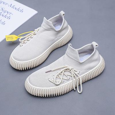 2024 Nowe wiosenne i jesienne modne damskie buty sportowe Siatkowe buty codzienne Sznurowanie Oddychające Lekkie Lekkie Wysokiej klasy