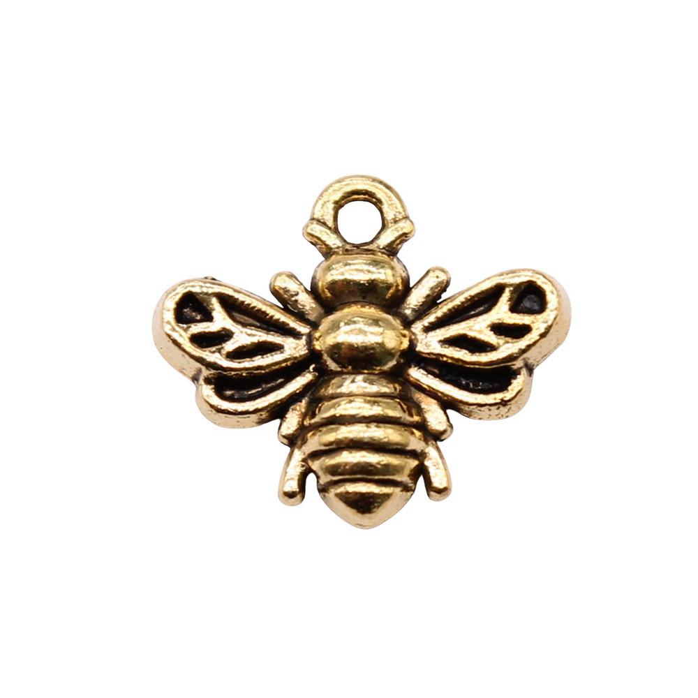 Large Pendants Bees Honeycomb Charms For Bee Themed DIY Jewelry Making