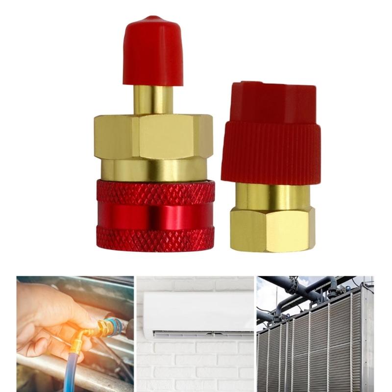 Refrigerant Quick Couplers Quick Couplers Adapters for R1234YF Car Air Conditioner Charging Quick Connector