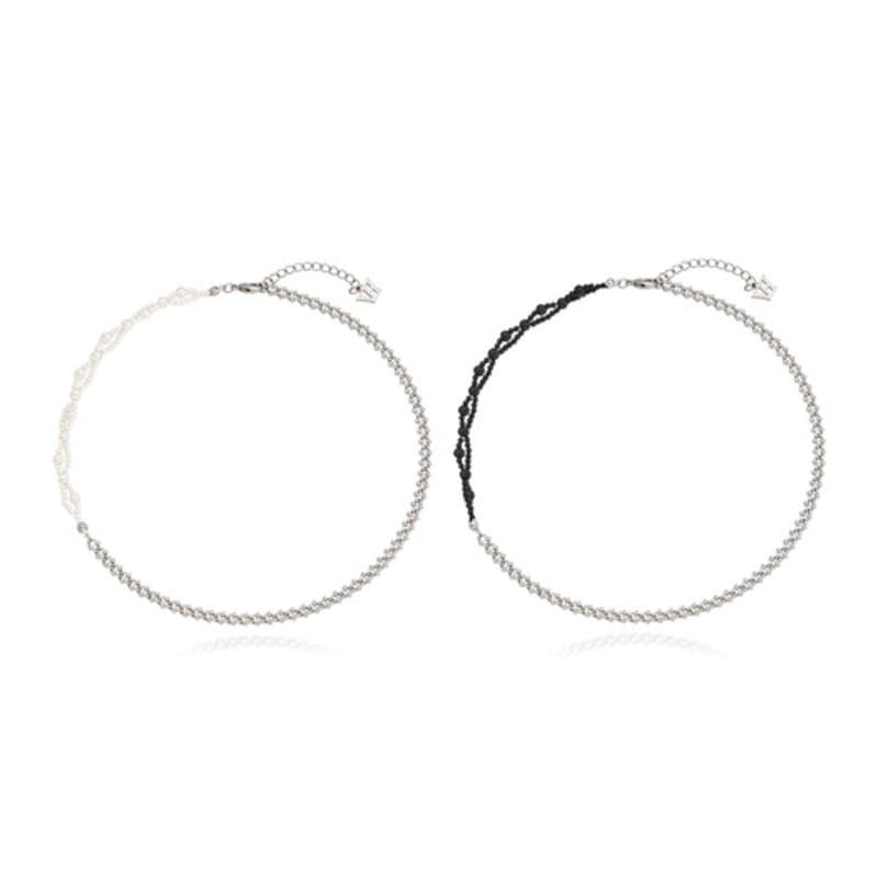 VINTAGE HOLLYWOOD Vine Half Chain Necklace_VH2479NE003M