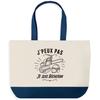 Sac De Courses - PLANETEE - Collection J'peux Pas Minimaliste - Coton 170 G/m² - 27 L (45×40×15 Cm) - Anses Coton