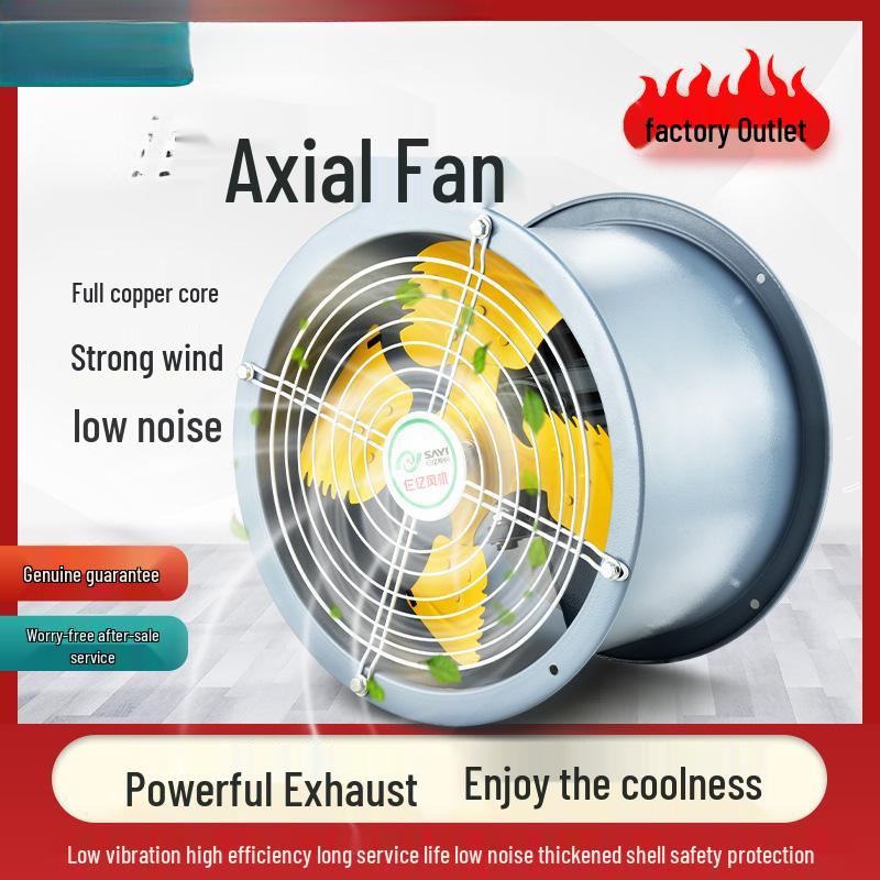 220V Industrial Exhaust Fan: Powerful Flow for Kitchens & Plants