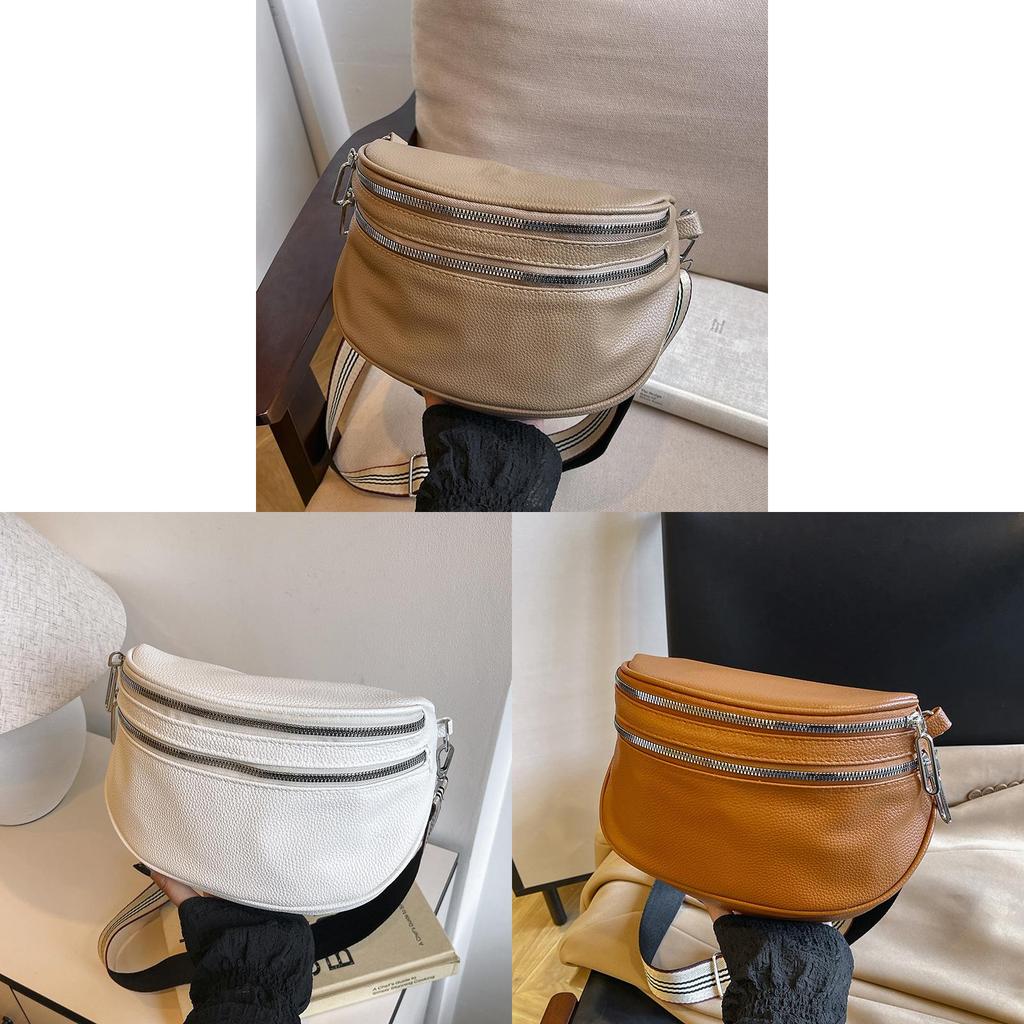Simple City Chic Crossbody Bag With Inner Pouch And Single Strap For Everyday Use