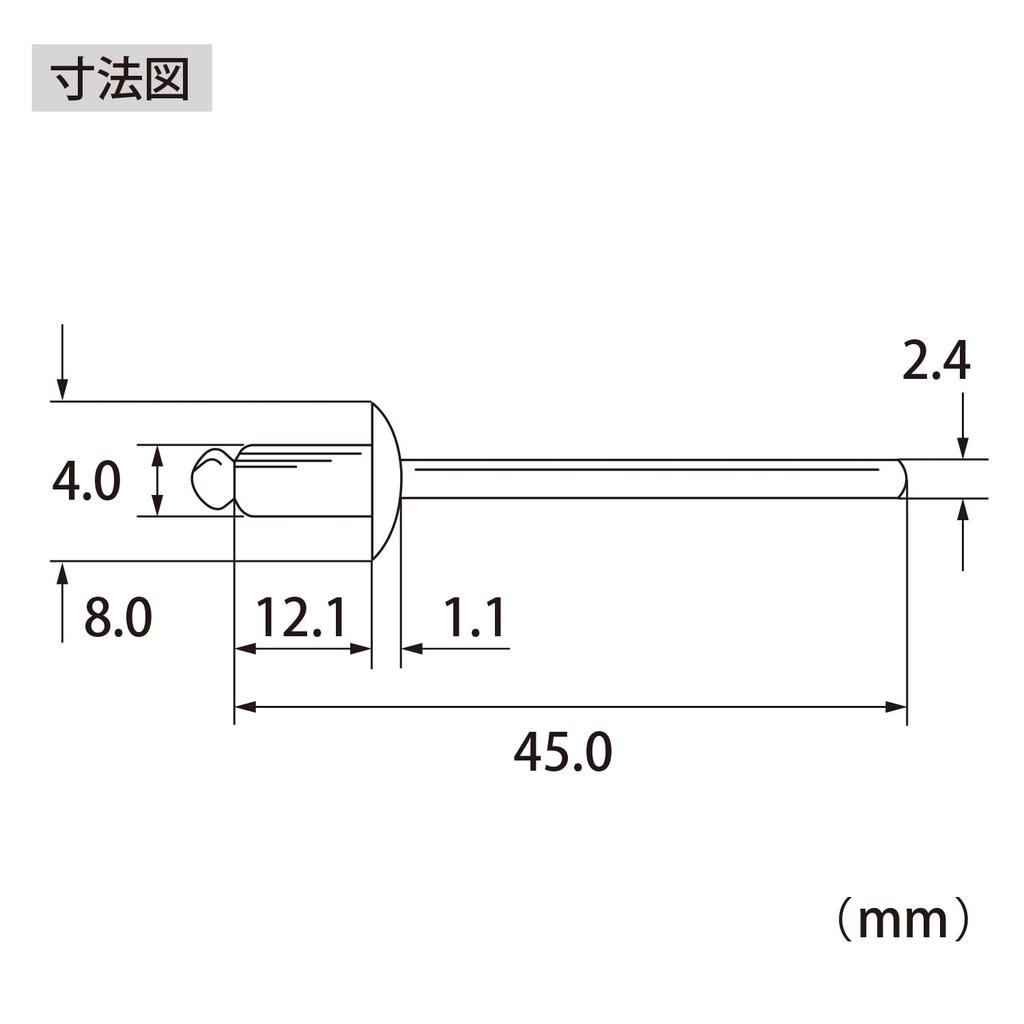 Lobtex Corporation Blind Rivets NS55A 1000 Pieces