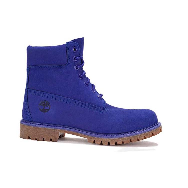 Timberland Premium 50th Anniversary Special Collection Comfortable Durable Short Boots Men Boots Blue A5VE9W