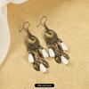 Vintage Long Fringed Earrings Femininity Earrings Niche Bohemian Vacation Earrings