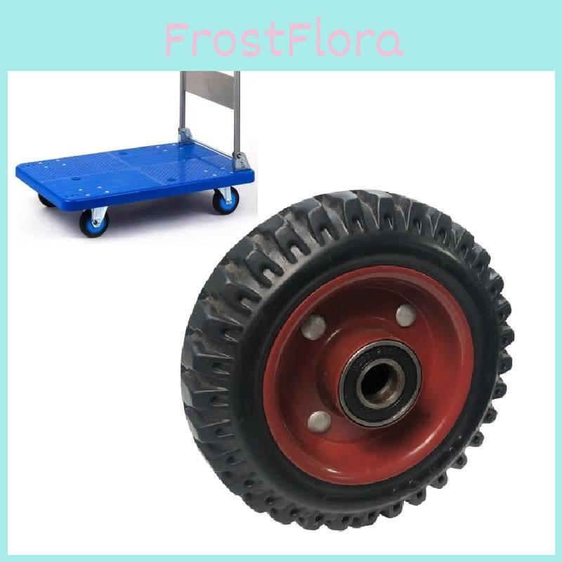 Cart Rubber Flat Universal Wheel Silent Swivel Casters Tools Equipment Durable