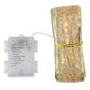 Ribbon Light 100 LEDs Battery Powered Decorative Timer Copper Wire Ribbon Bow String Lamp with Remote Control for Tent