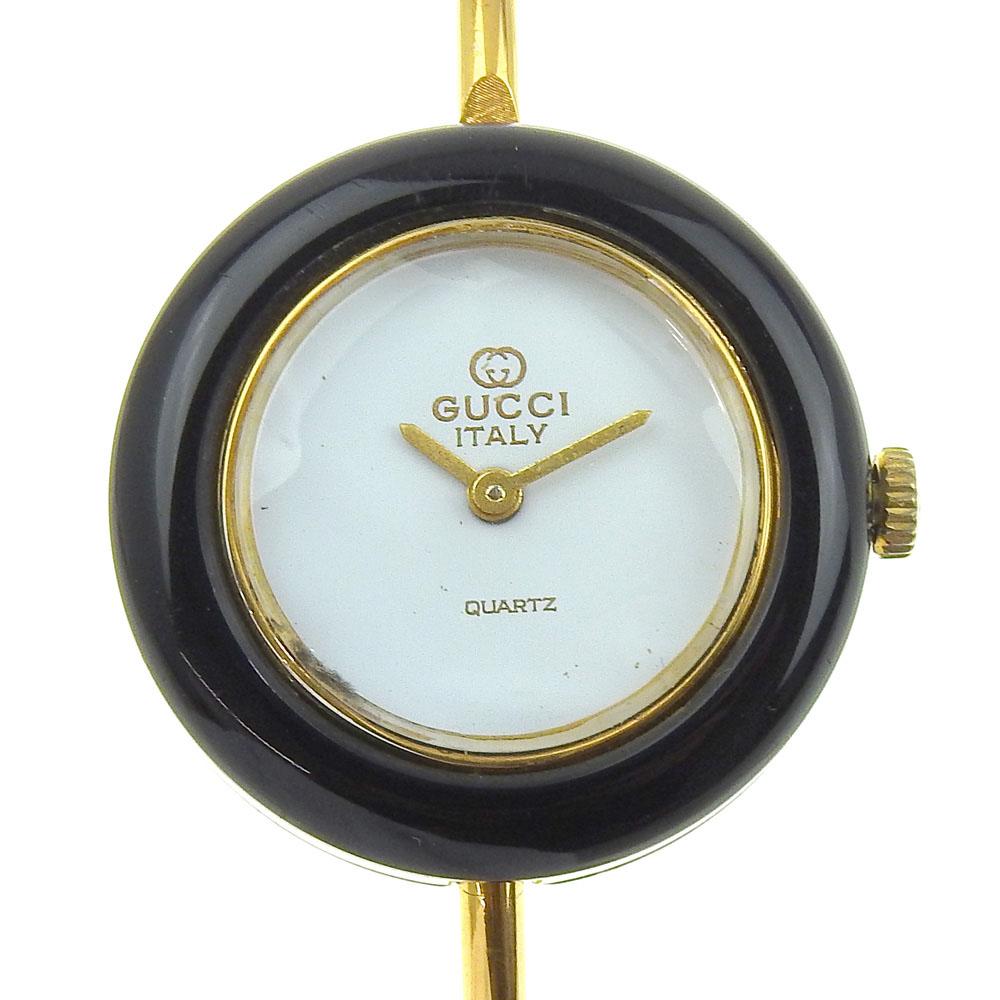 

GUCCI Change bezel Watches WhiteDial Plated Gold Quartz Analog display Women Used