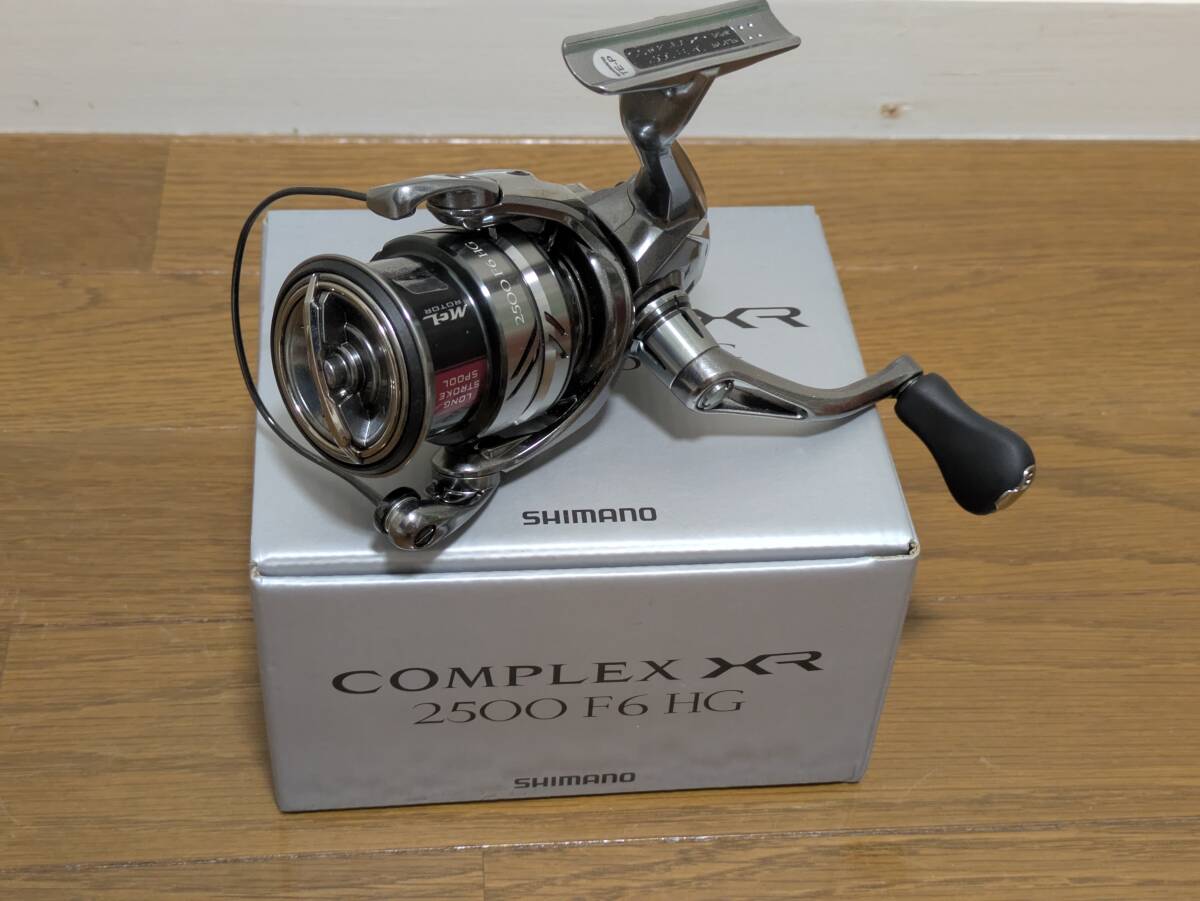 [USED]SHIMANO 21 Complex XR 2500 F6 HG Spinning Reel Near Mint Lightly
