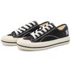 MLB Playball Origin Comfortable Versatile Non-Slip Wear-Resistant Low-Top Canvas Shoes Unisex Sneaker Black 3ACVVA11N-50BKS