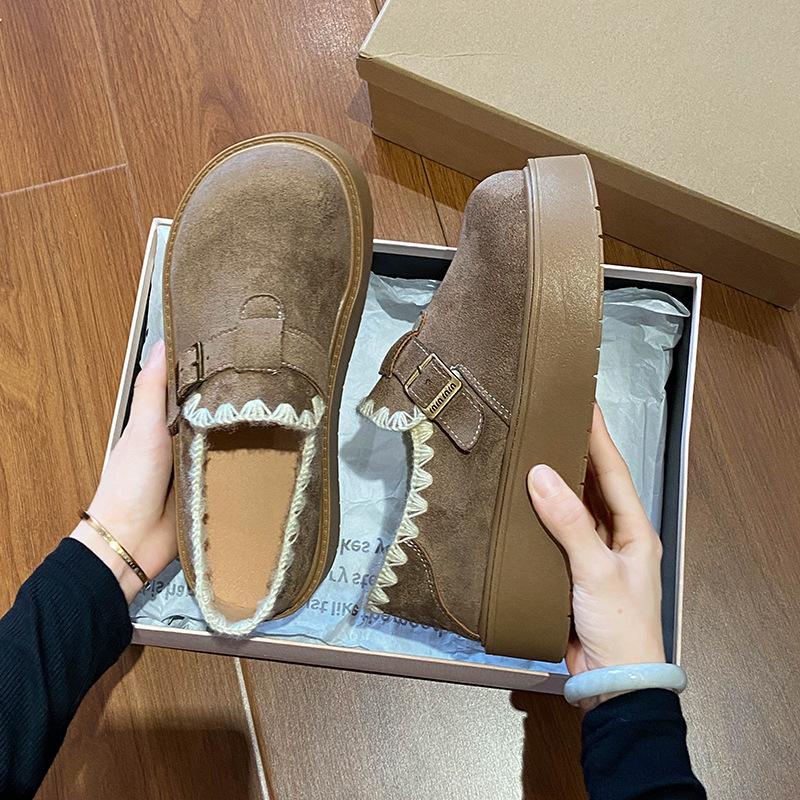 

Thick-soled heightening women s new autumn all-inclusive skirt single shoes women s shoes one pedal 42