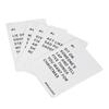 Challenge Holiday Party Card Game Men Women Funny Entertaining Compete Instruction English Card Set