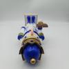 Wooden Nutcracker Figures Nutcracker Hanukkah Decor White And Blue Table Desktop Doll Ornament For Fireplace Window Tabletop