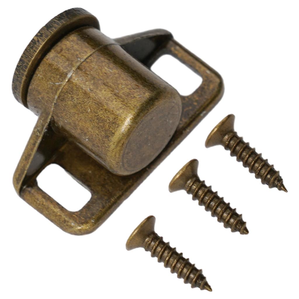 Cabinet Catches Circular Door Latch Magnetic Furniture Door Stopper Magnetic Furniture Door Stopper Zinc Alloy Hardware