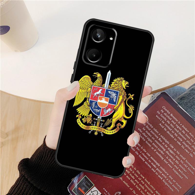 Armenia Armenian Flag Case For Realme GT 7 Pro GT 6T 6 5 C55 C53 C51 C21Y C25S C61 C67 C75 10 11 12 13 14 Pro Plus