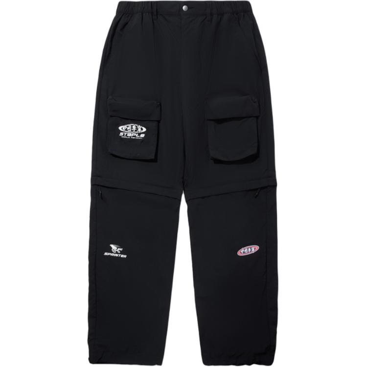 

Li Ning X Staple Прямые брюки с отражающими элементами, Свободные вязаные спортивные брюки для мужчин AYKV781-1 XXL