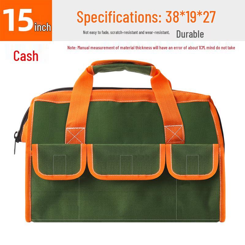 

Durable Canvas Tool Bag - Multifunctional Electrician Repair and Hardware Shoulder Bag