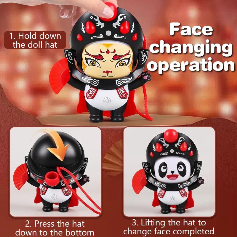 Creative Sichuan Opera Face Changing Doll Stress Reducing Toy With A Face Changing Face In One Second, As A Gift For Girlfriend