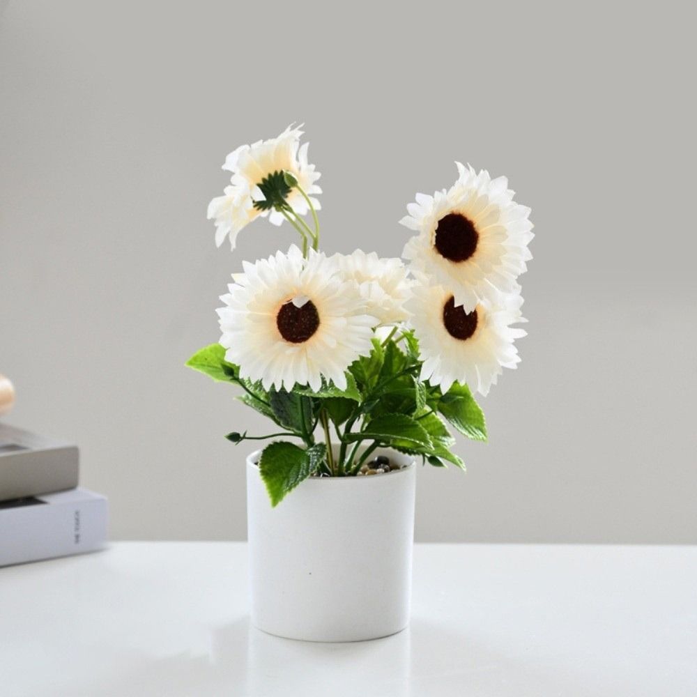 Thekenaufsteller Künstliche Blume Platzierung Topfpflanze Geschenk Kunstpflanze Blumenpott Party Dekoration