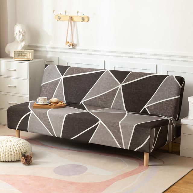 Folding Sofa Bed Cover Spandex Stretch Sofa Covers Elastic Double Seat Cover Slipcovers For Living Room Furniture Protector