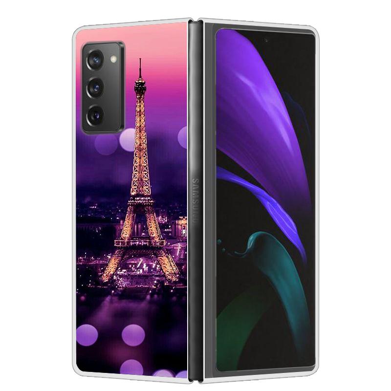 Cool Case For Samsung Z Fold 6 5 4 3 Case Hard Clear Plastic Cover For Samsung Galaxy Z Fold 2 5 6 Phone Case Funda ZFold2 Coque