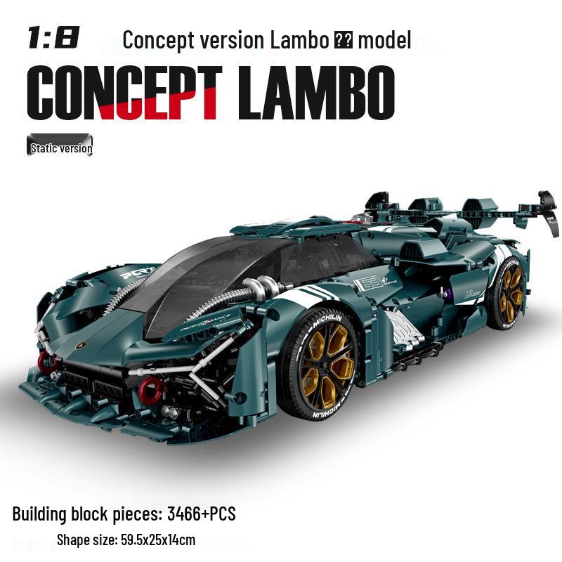 

Guli 10611 Technology Series Supercar Lambo 3000 Model Building Blocks Toy