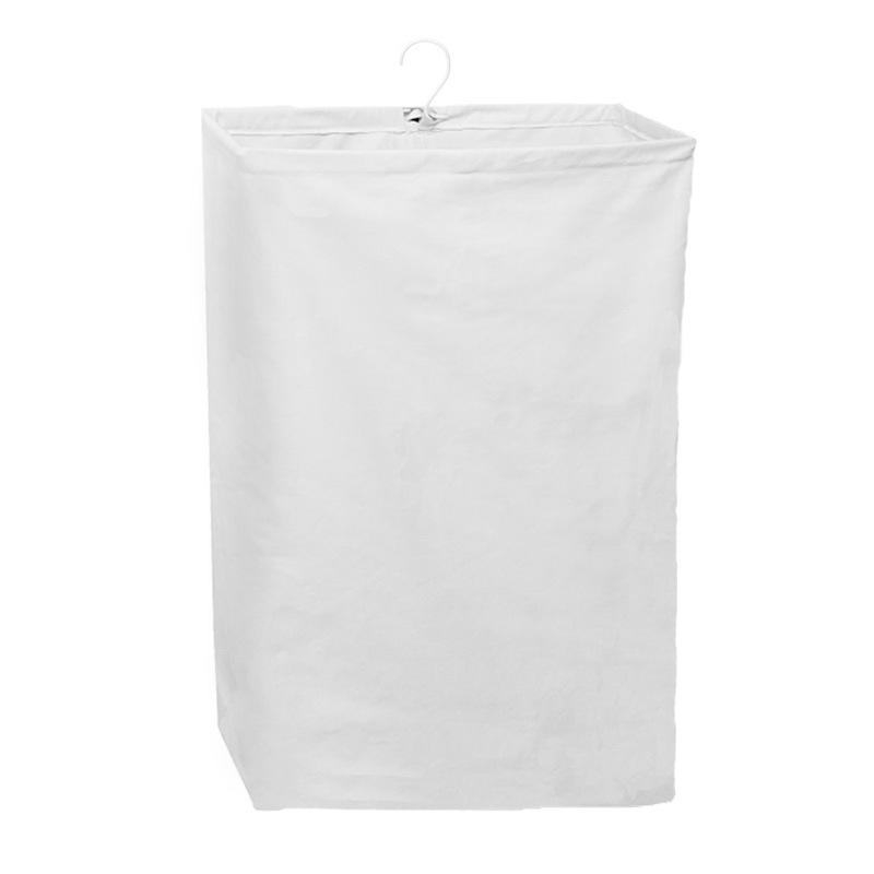 Rotatable Cotton Canvas Laundry Basket - Detachable and Washable Storage Bag