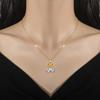 Light Luxury Swan Butterfly Zircon Jewelry Sets Stainless Steel Animal Pendant Necklace Earrings Party Gifts For Women Girls