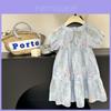 Cotton Girl Dress Summer Kids Flowy Dress For Toddler Girls Age 1 To 3