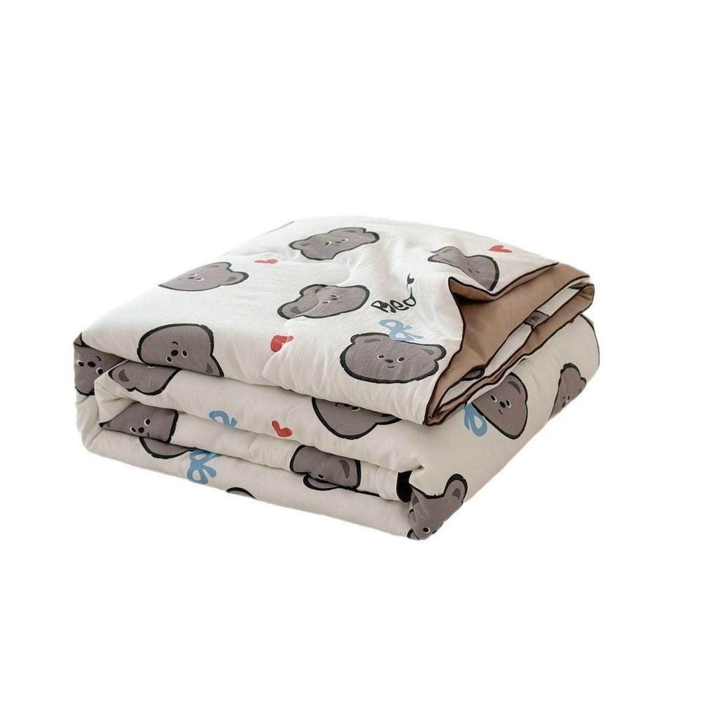 Dog Tulip Bear Rabbit Strawberry Fruit Pattern Printed Air Conditioner Quilt