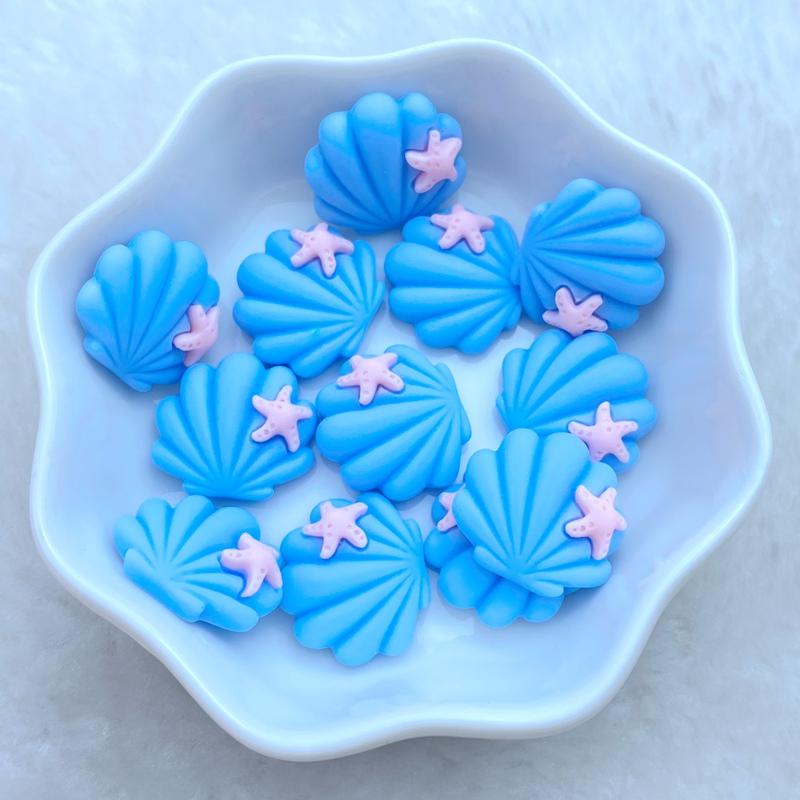 10Pcs New Cute Resin Mini Marine Animal Series Flat Back Manicure Parts Embellishments For Hair Bows Accessories