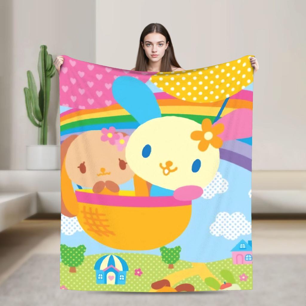 Usahana Cartoon Plush Blanket Kids Adult  Flannel Throw Blanket For Living Room Super Warm Custom  Quality Bedspread Gift Idea